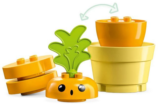 LEGO DUPLO My First 10981 Rosnąca marchewka - zdjęcie 3