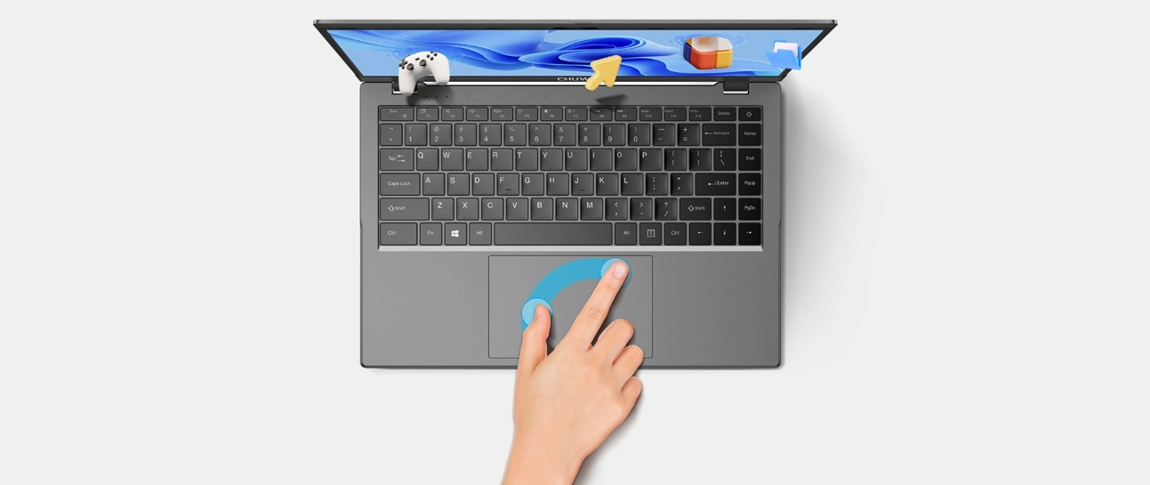Chuwi GemiBook X Pro CWI574 Intel N100 14.1"FHD IPS 8GB SSD256 BT Win11 - zdjęcie 7
