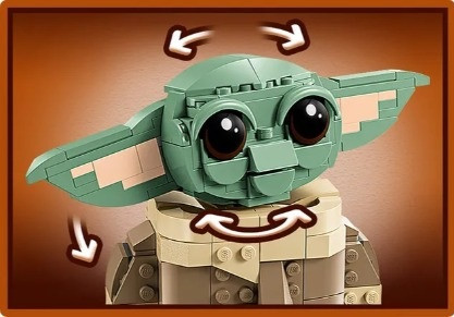 LEGO STAR WARS 75403 Grogu w wózku - zdjęcie 3