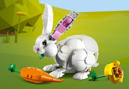 LEGO Creator 31133 Biały królik - zdjęcie 3