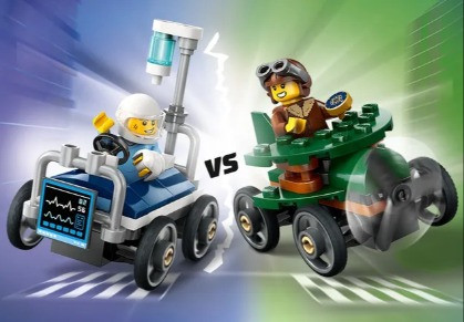 LEGO CITY 60459 Samolot kontra łóżko szpitalne - zdjęcie 3
