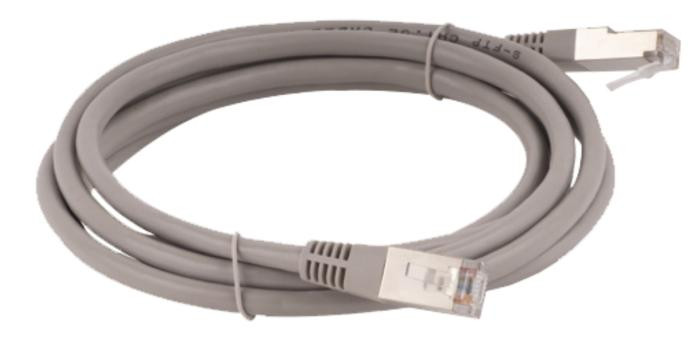 ALANTEC patchcord STP kat.6 KKS6SZA1.0 1m szary - zdjęcie 1