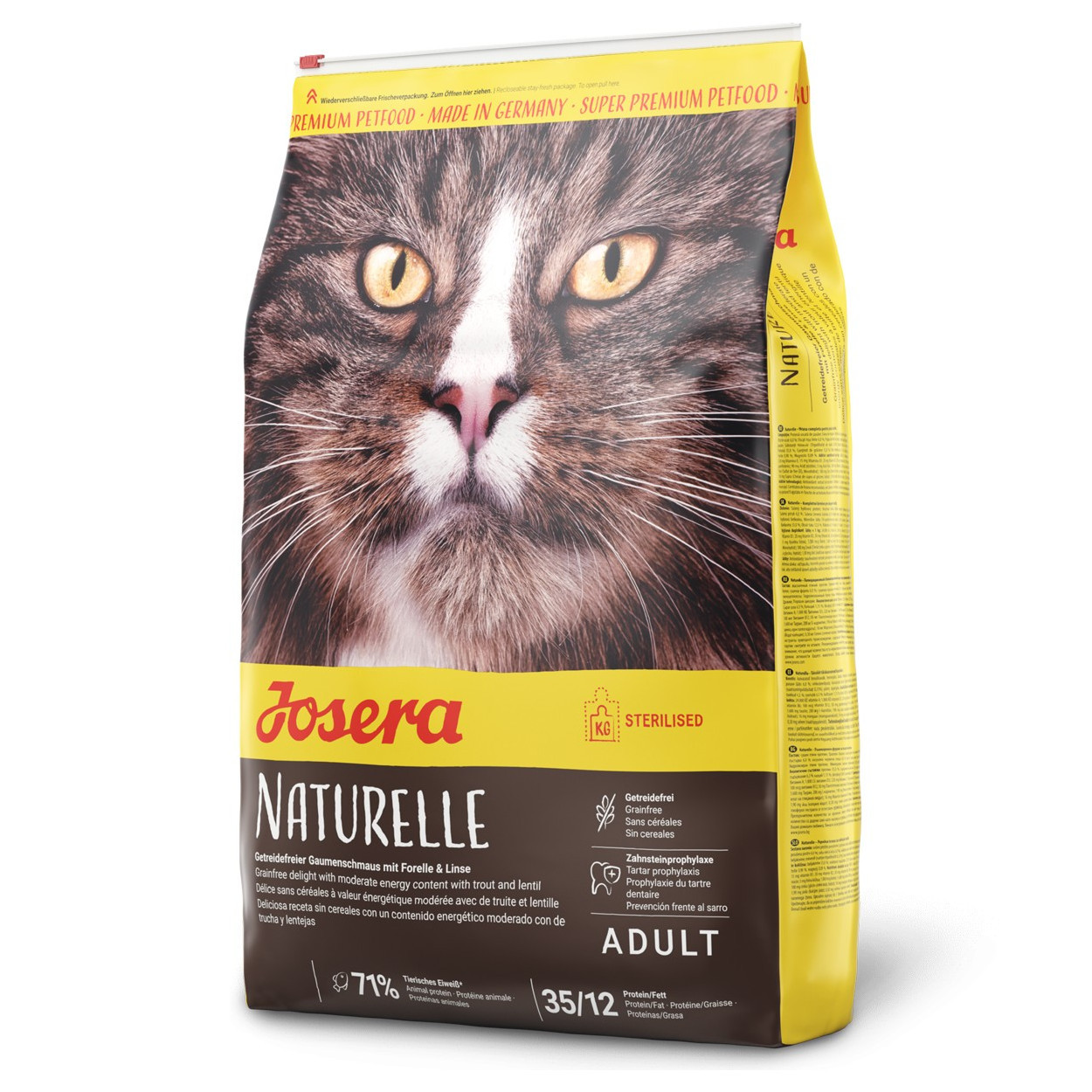 JOSERA Naturelle - sucha karma dla kota - 10kg + 2kg GRATIS! - zdjęcie 2