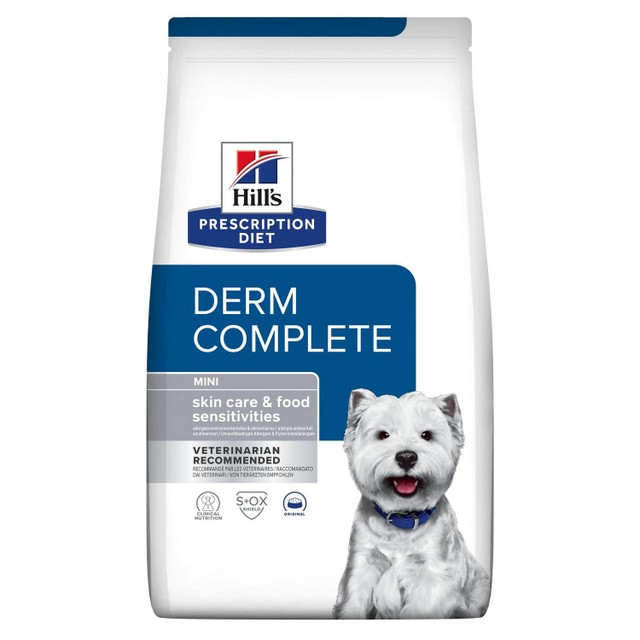 HILL'S Prescription Diet Derm Complete Mini Canine - sucha karma dla psa - 1 kg - zdjęcie 2