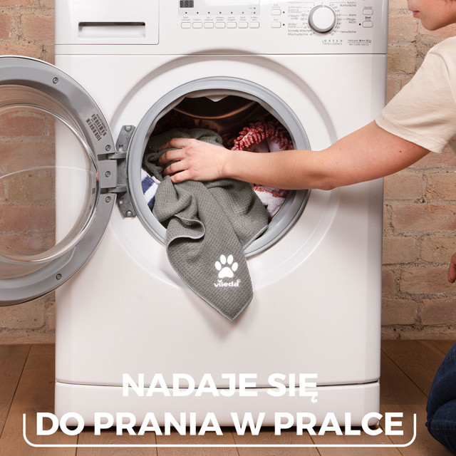 VILEDA Pet Pro XL Ręcznik z mikrofibry dla zwierząt - 100x65 cm - zdjęcie 6