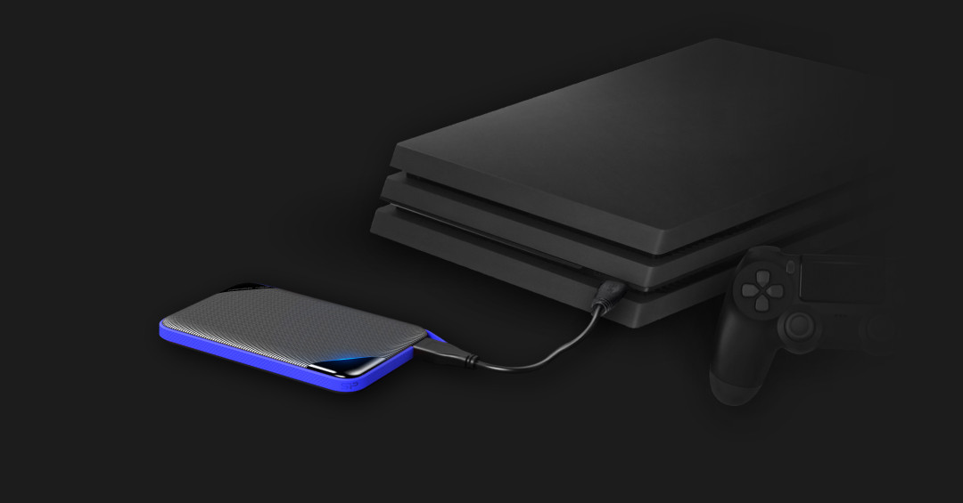 Dysk zewnętrzny HDD Silicon Power A62 Game Drive (1TB; 2,5"; USB 3.2; 5400 obr/min; Blue; SP010TBPHD62SS3B) - zdjęcie 2