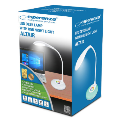 ESPERANZA LAMPKA LED BIURKOWA 256 KOL RGB ALTAIR - zdjęcie 3