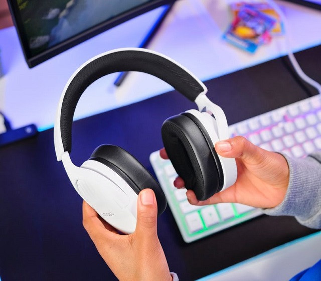 Słuchawki TRUST GXT489W FAYZO HEADSET WHT (25210) - zdjęcie 5