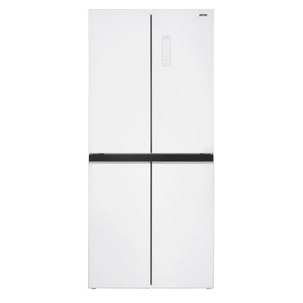 Lodówka z zamrażalnikiem dolnym Multi Door Full No Frost MPM-434-SBF-08 białe szkło - zdjęcie 1