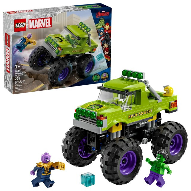 LEGO Marvel Super Heroes 76312 Monster truck Hulka kontra Thanos - zdjęcie 1