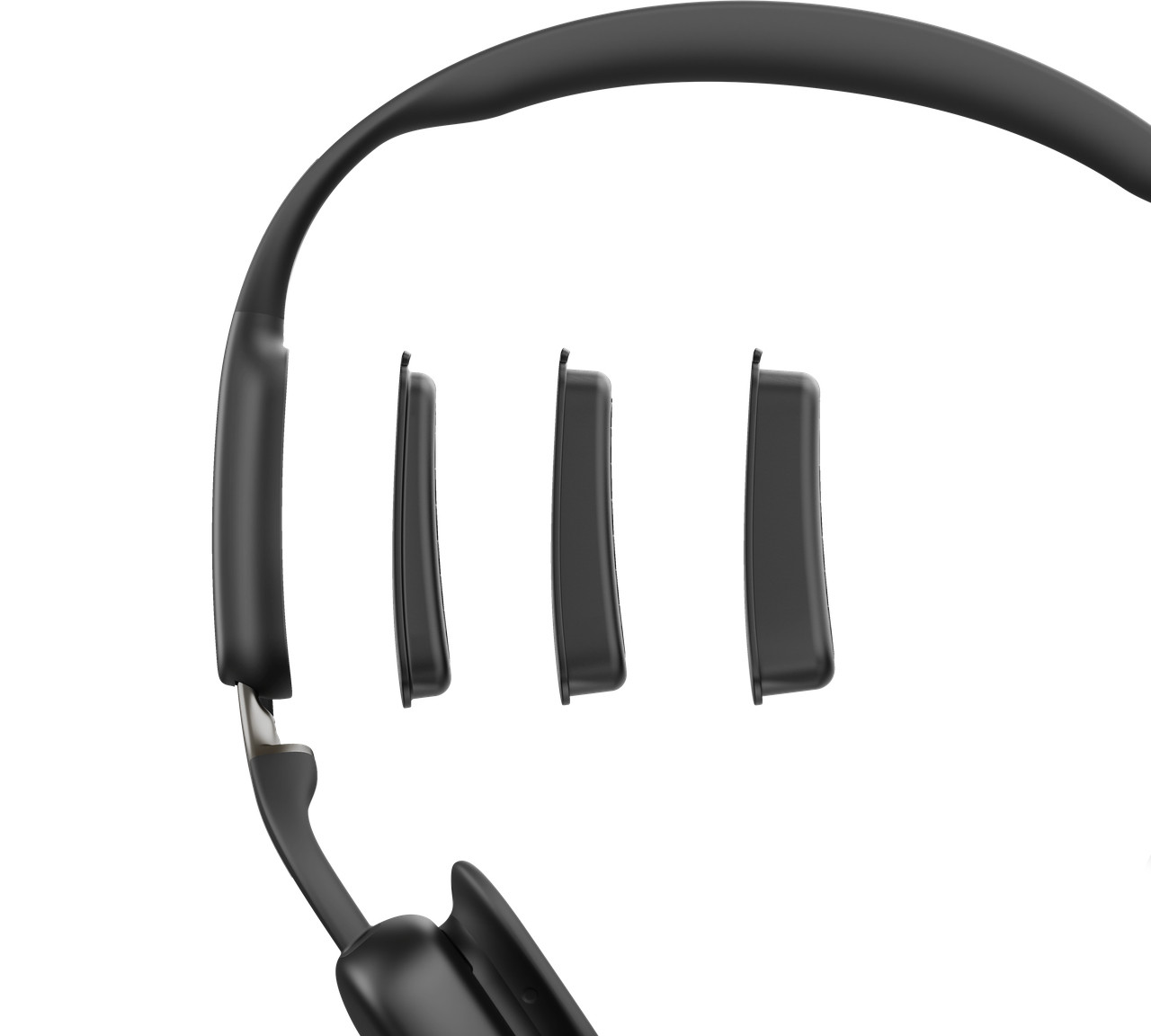 Słuchawki bezprzewodowe kostne Shokz OpenMeet mic-ANC USB-C czarne - zdjęcie 4