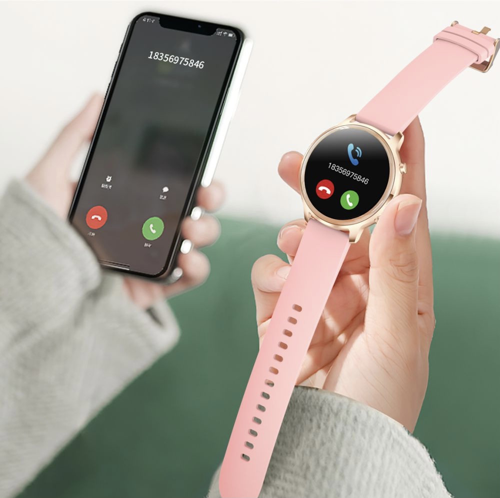 Smartwatch damski Manta Kelly różowy - zdjęcie 3