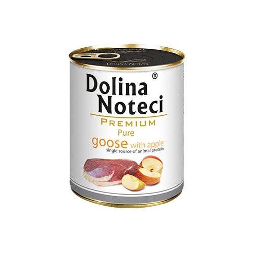 DOLINA NOTECI Premium Pure bogata w gęś z jabłkiem - mokra karma dla psa - 400 g - zdjęcie 1