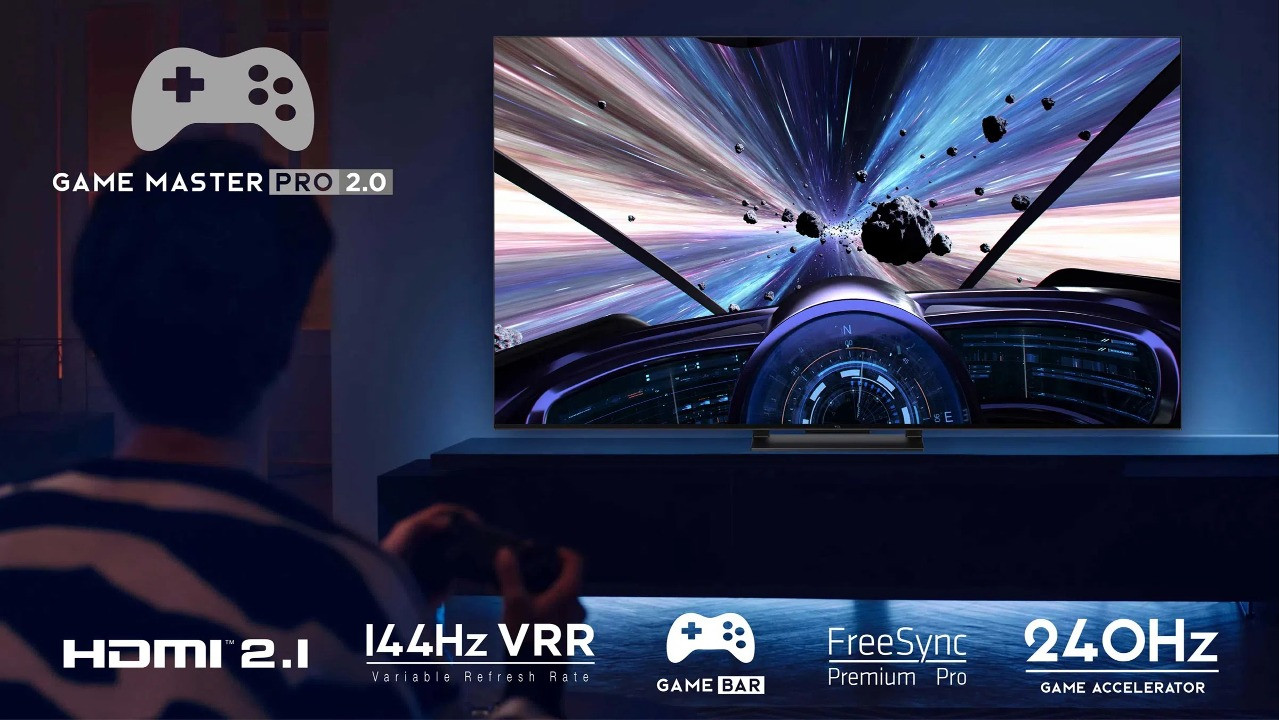 Telewizor TCL 85C805 QLED 85'' 4K Ultra HD 144Hz Google TV Dolby Vision IQ Czarny - zdjęcie 7