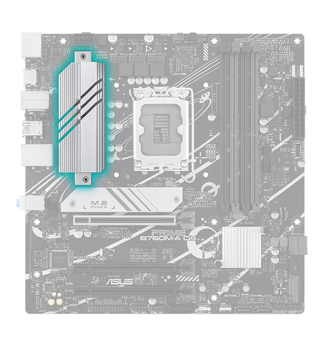 Płyta główna ASUS PRIME B760M-A D4-CSM - zdjęcie 8