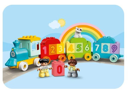 LEGO DUPLO 10954 Pociąg z cyferkami nauka liczenia - zdjęcie 4
