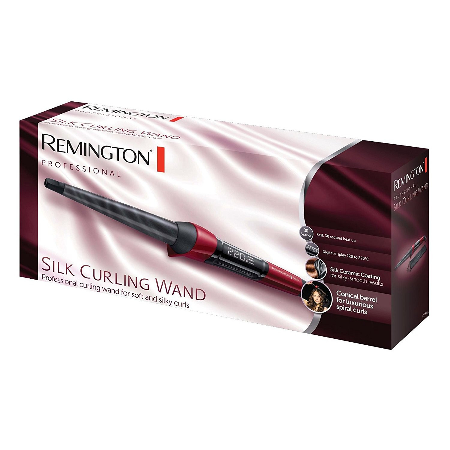 Lokówka stożkowa Remington CI96W1 (/czarno-czerwony) - zdjęcie 4
