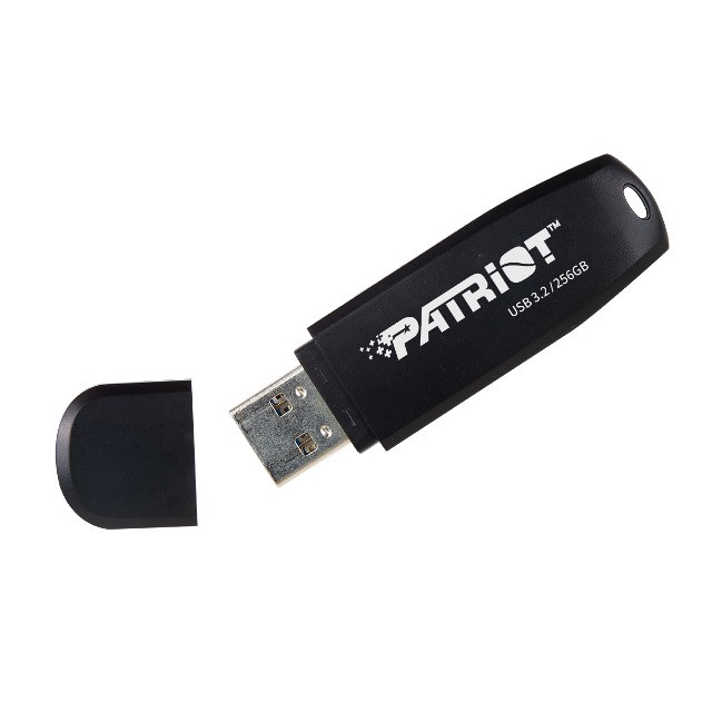 Patriot Core 256GB Type A USB 3.2 80MB/s czarny - zdjęcie 1