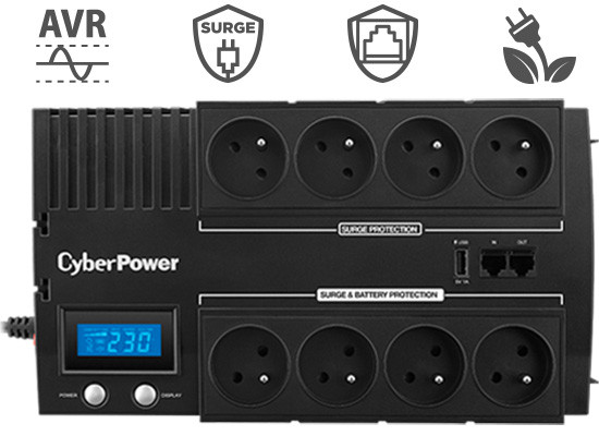 Cyber Power Green Power UPS BR1000ELCD-FR - zdjęcie 2