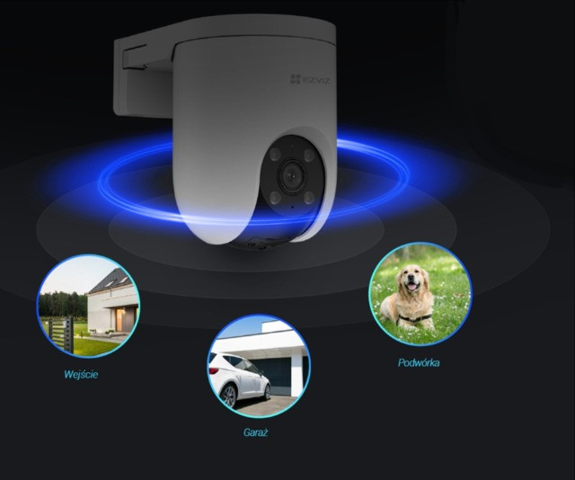 Ezviz H8c 4G 2K Kamera IP do monitoringu - zdjęcie 6