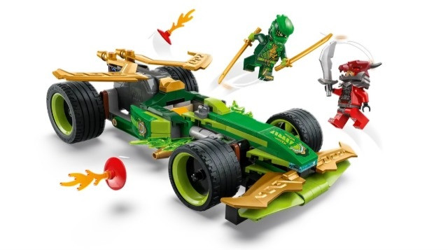 LEGO NINJAGO 71828 Samochód wyścigowy Lloyda z napędem typu pull-back - zdjęcie 2
