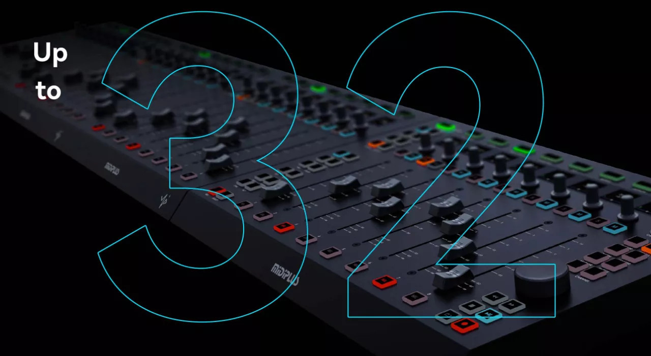 MIDIPLUS Up+ - Kontroler DAW - zdjęcie 2