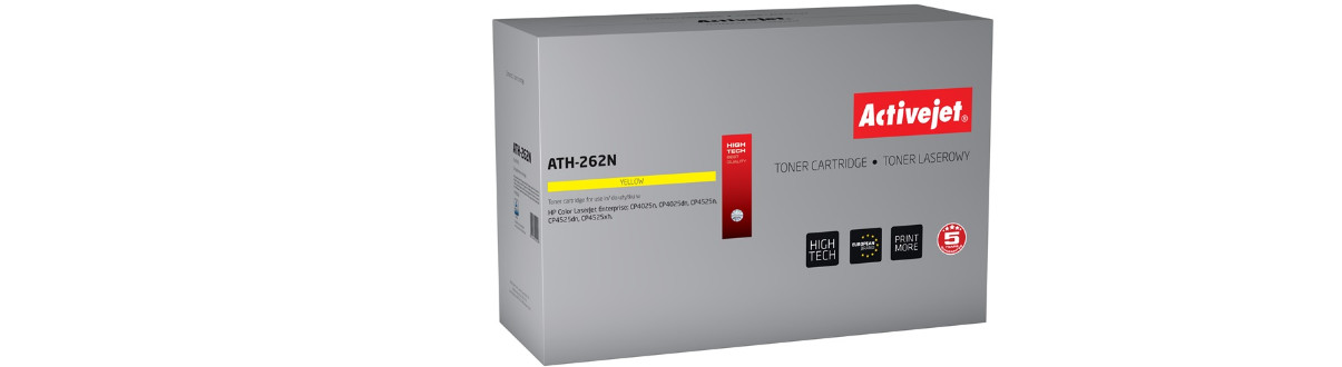 Activejet ATH-262N Toner do drukarki HP, Zamiennik HP 648A CE262A; Supreme; 11000 stron; żółty. - zdjęcie 6