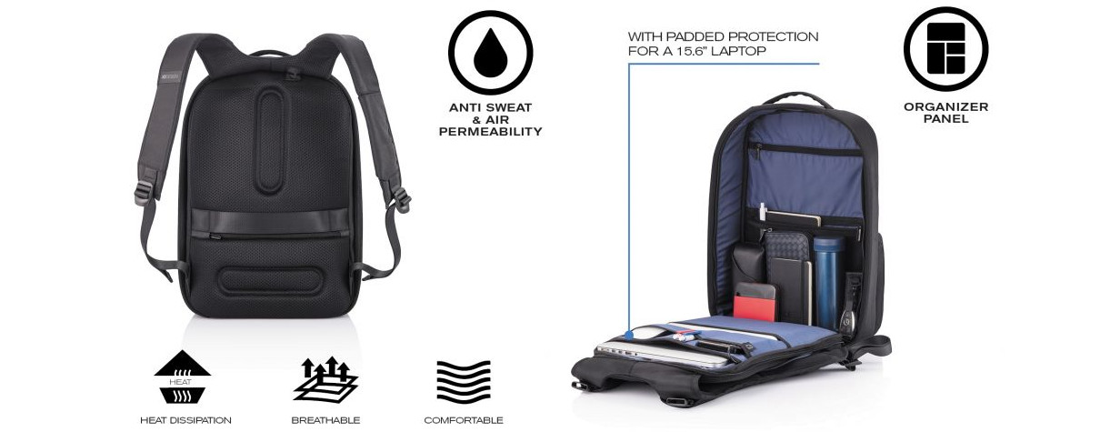 XD DESIGN PLECAK FLEX GYM BAG CZARNY - zdjęcie 1