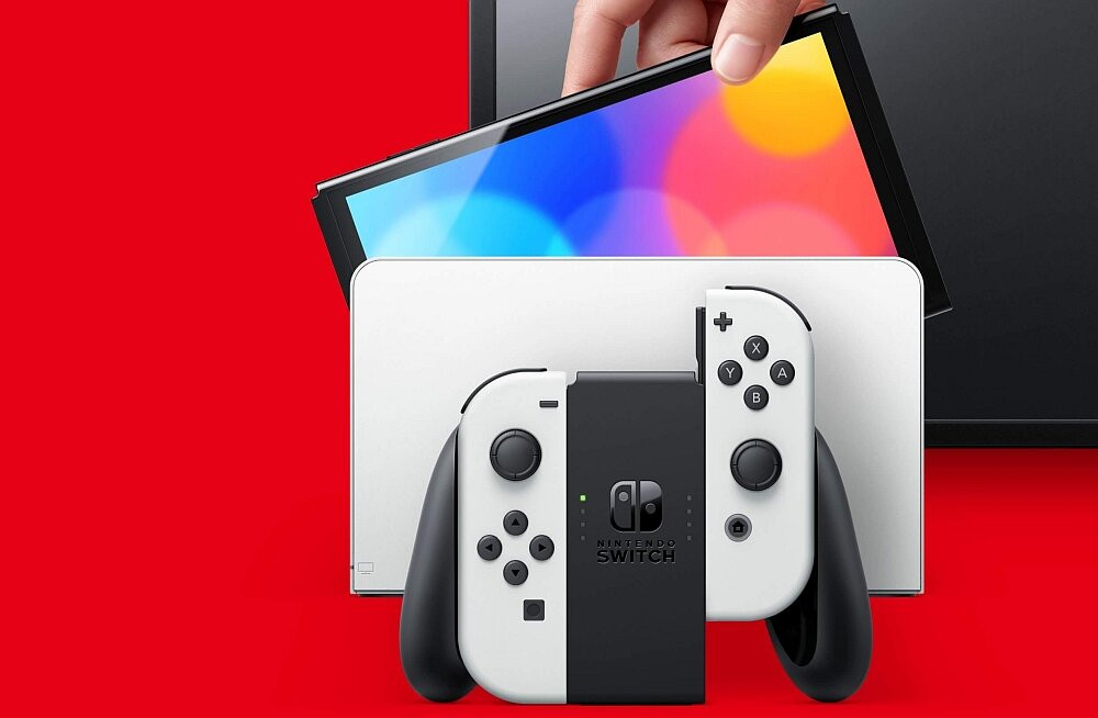 NINTENDO Switch OLED White - zdjęcie 1