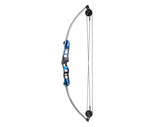 Łuk bloczkowy Poe Lang EK Firestar 25 lbs carbon blue - zdjęcie 1