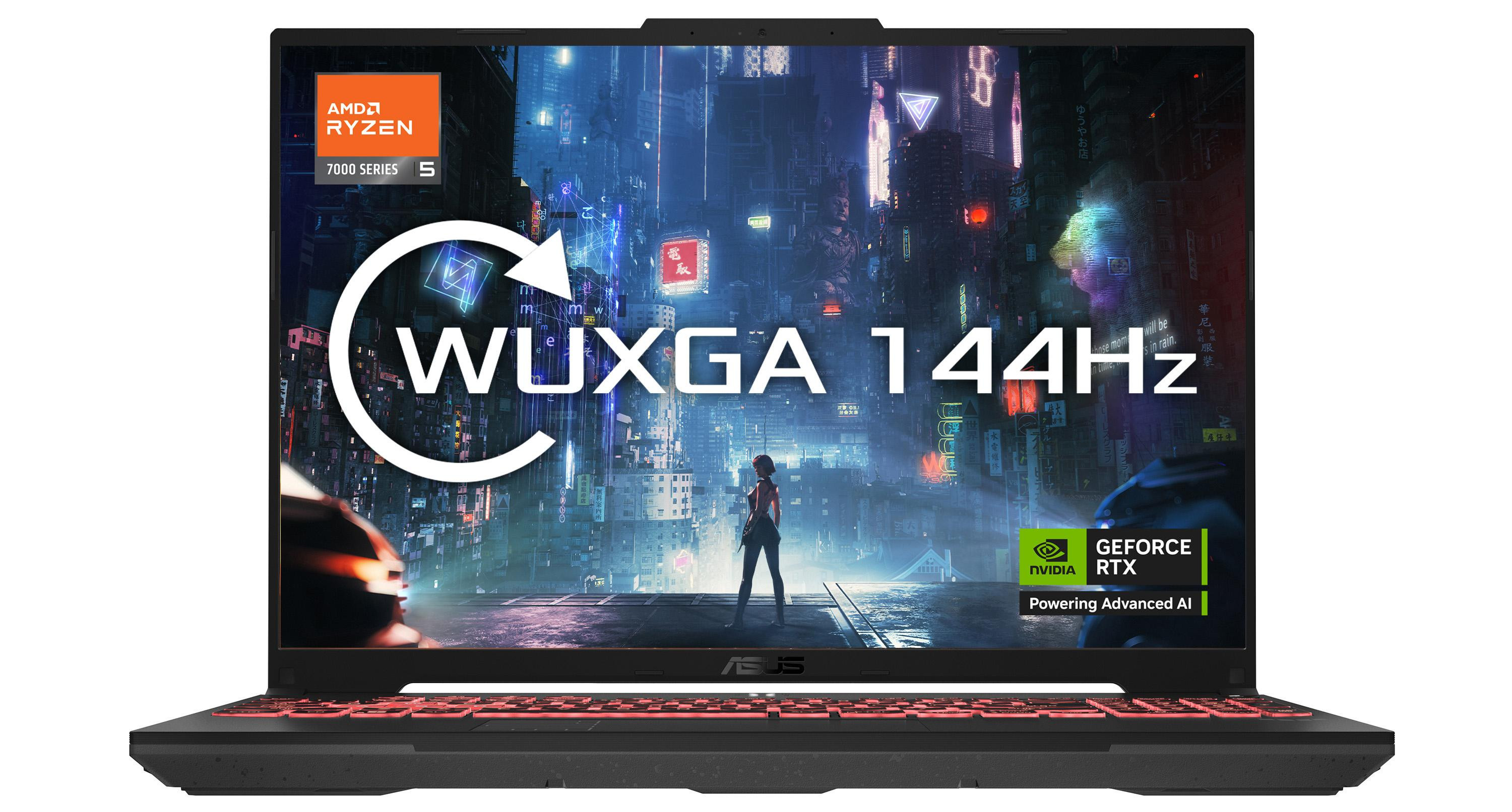 ASUS TUF Gaming A16 FA607NU-R5085W Ryzen 5 7535HS 16.0" FHD+ 144Hz Value IPS-level 300nits AG 8GB DDR5 SSD512 GeForce RTX 4050 6GB LAN WLAN+BT Cam720p 56Wh Win11 Mecha Gray - zdjęcie 1
