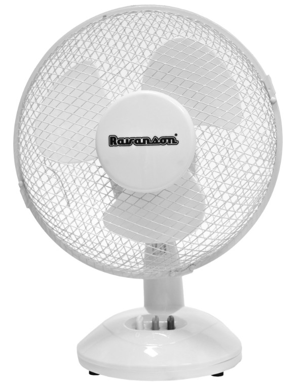 Wentylator biurkowy Ravanson WT-1023 O27cm (biały) - zdjęcie 1