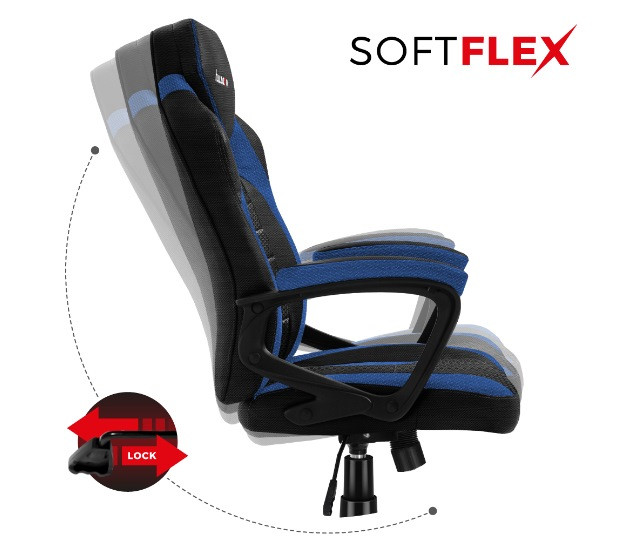 Fotel gamingowy HZ-Force 2.5 Blue Mesh - zdjęcie 7