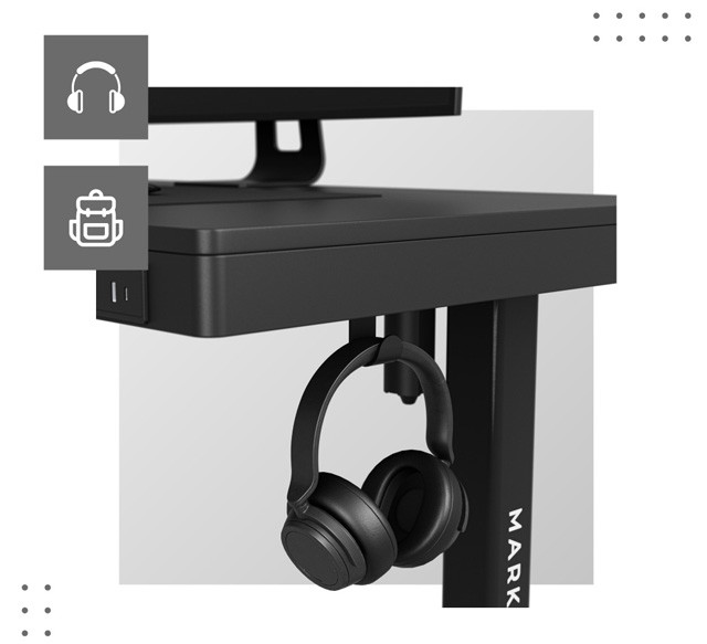 Biurko elektryczne MA-Leader 8.2 Black - zdjęcie 5