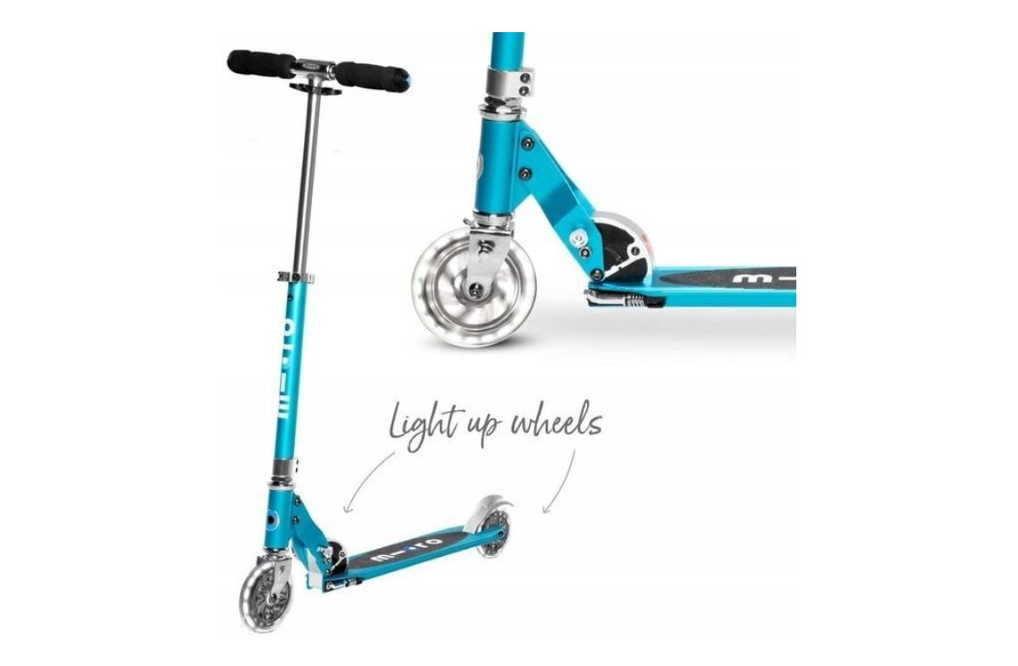 Micro Hulajnoga Sprite LED Ocean Blue - zdjęcie 12