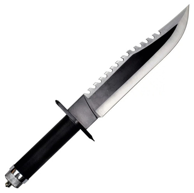 Nóż Rambo II Cinema Classic 400 mm z pochwa skórzan - zdjęcie 2