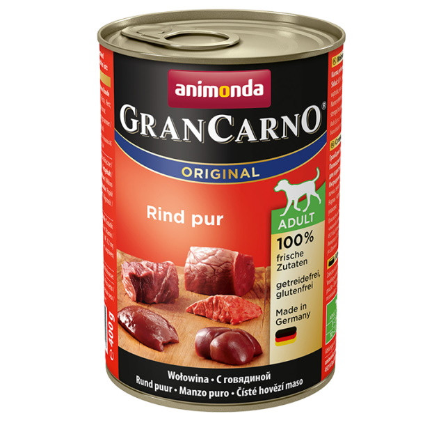 ANIMONDA GranCarno Adult Wołowina - mokra karma dla psa - 400g - zdjęcie 1